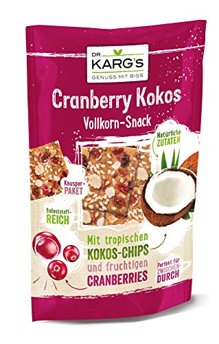 Cranberry & Kokos Vollkorn-Snack, 110 g Dr.Karg Cover