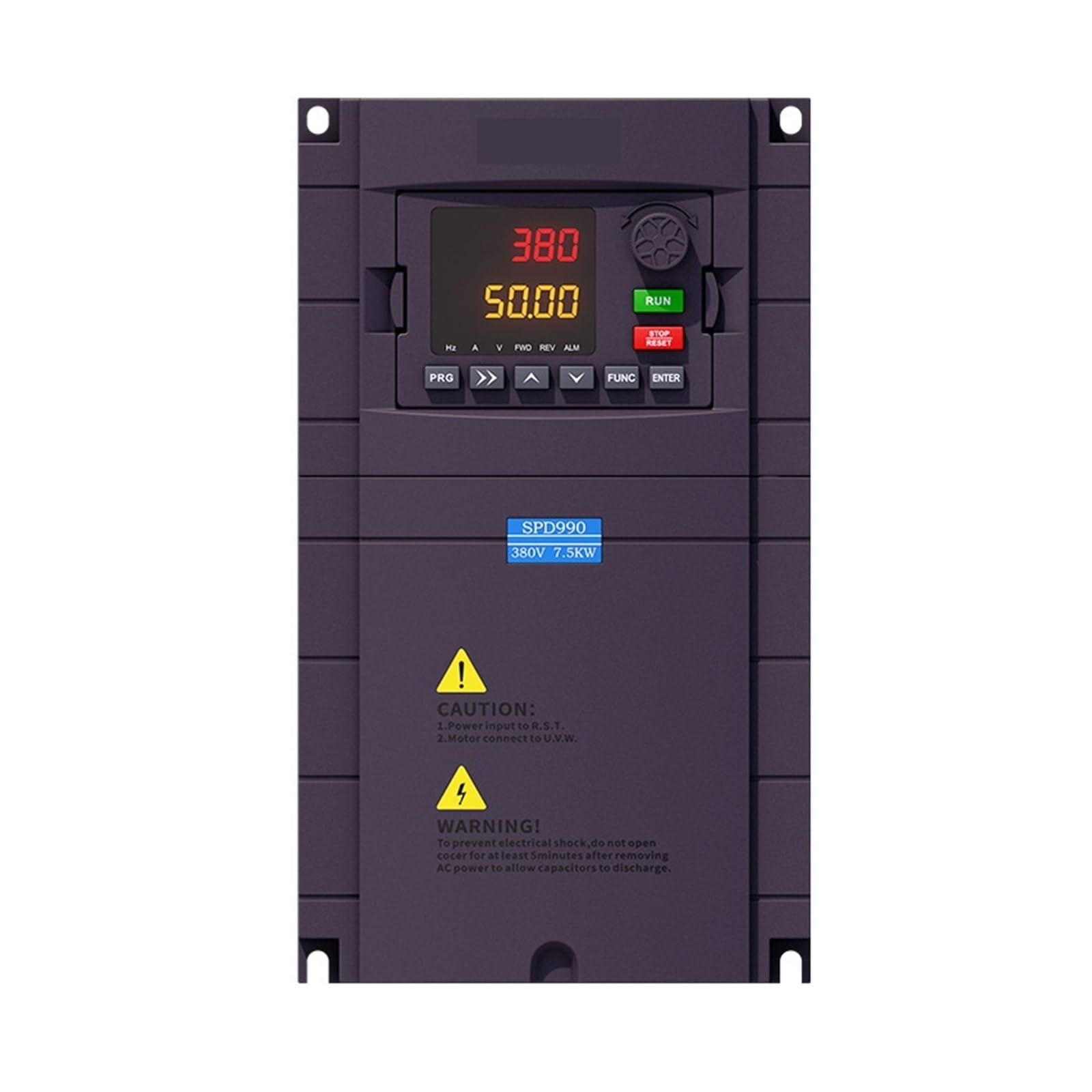 CVFRDD VFD 7.5KW 11KW 3000Hz High-performance Vector Type Frequency Converter AC220 Three-phase Motor Frequency Converter(11KW)
