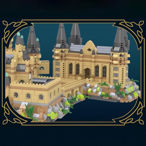 Image of SKY LINE OCEAN || Architecture Fantasy Castle Micro Building Blocks Set || 2929 Pcs || Miniature Model Kit for Adults & Teens [Ages 14+] || 6 Months Structural Warranty