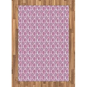 ABAKUHAUS Mandala Tapijt, Perzische Medallion Ornamenten, vlak Geweven Vloerkleed voor Woonkamer, Slaapkamer, Eetkamer…