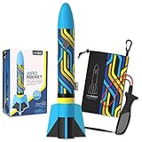 Mighty Fun! - Airo Rocketβ’ Hand Launched Inflatable Rocket Kit - Includes Giant 20 Inch Inflatable Ripstop Nylon Rocket, Hand Launcher and Storage Bag - Soars 150 Feet - Ages 6+