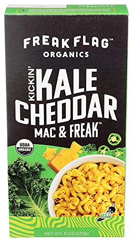 Freak Flag Organics Kickin' Kale Cheddar Mac & Freak, Pack of 6
