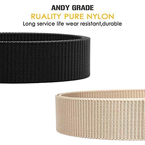 Edifier Unisex Nylon & Canvas Belt (BLT063_08) Beige - Image 5