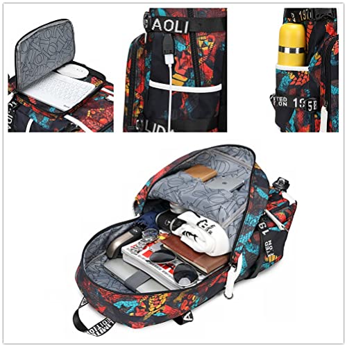 Gold number 12 Basketball Player JA Creative Backpacks Sports Fan Bookbag Travel Student Backpack For Men Women (1)3