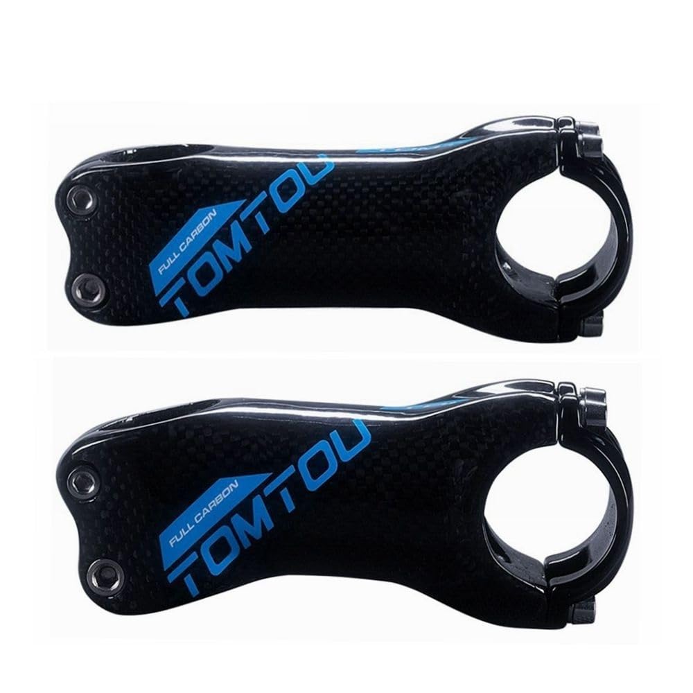 Attacco Manubrio Mtb 1 attacco manubrio bici ultraleggero 3K lucido in fibra di carbonio for manubrio da 31,8 mm parti di biciclette da strada di montagna Attacco Manubrio Bici Da Corsa(6 Degree 110mm