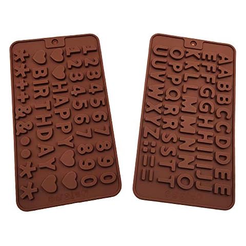 Hyshina Silicone Alphabet and Number Molds Cover