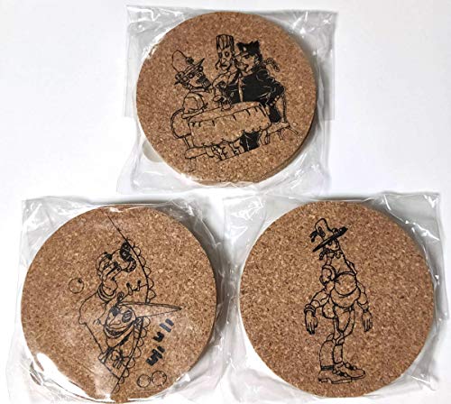 [み] ジョジョの奇妙な冒険 x タワーレコード コルクコースター9枚セット(3枚x3セット) スターダストクルセイダーズ TOWER RECORDS コレクション。