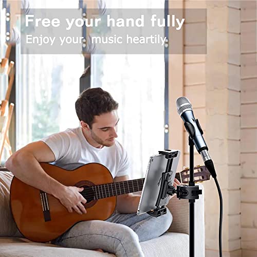 YFYFHR Tablet Holder Mount for Spin Bike Phone iPad Holder Stand Exercise Bike Handlebar Mount for Stationary Bicycle Treadmill - Image 3