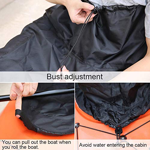 image for Gorge-buy Kayak Spray Skirt,Universal Adjustable Anti-Splash Waterproo