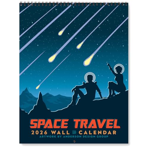 2026 Wall Calendar: Space Travel (Original by Anderson Design Group)