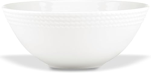 Miniatura 14 de Kate Spade New York Wickford - Juego de ensaladas con servidores de madera, 4.80 libras, color blanco