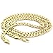L & L Nation 14k Gold Plated on Brass Hip Hop Anchor Pendant w/ 6mm 30