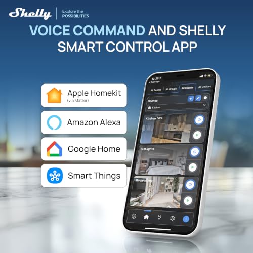 Image of Shelly 1 Gen4 UL, Smart Relay Switch, Wi-Fi, Zigbee, Matter, Dry Contact