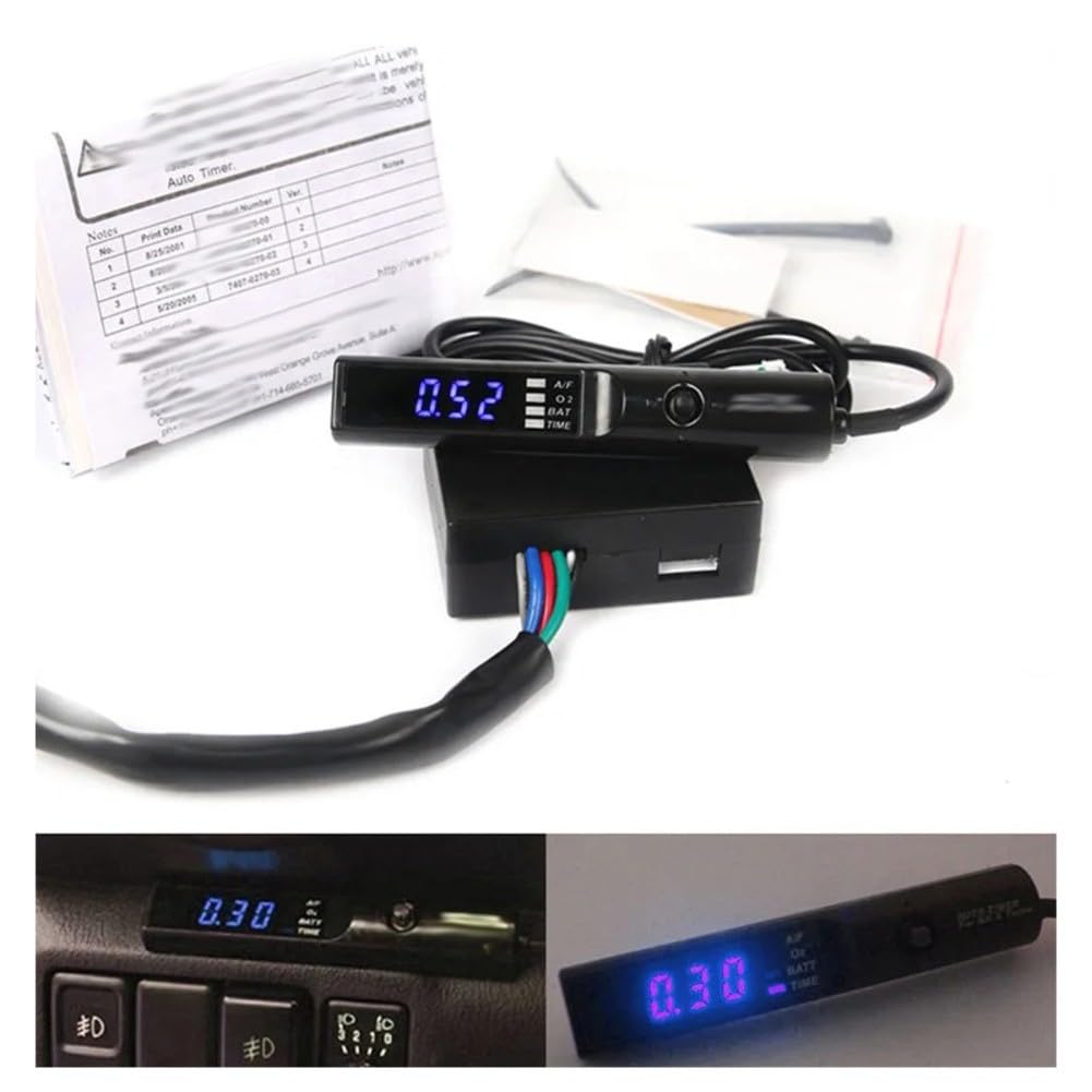 Per Auto Turbo Timer 12 V Auto APEXI Flameout Ritardo Inizio Motore con Display Digitale LED Mostra Tensione e Rapporto AF