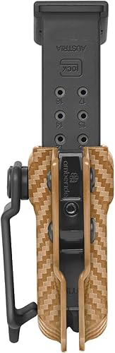 Miniatura 38 de Amberide Funda universal Mag Carrier IWB/OWB KYDEX para revista: 0.354 in/.40 doble pila - 0.354 in/.40 sola pila - .45ACP doble pila - .45ACP Negro