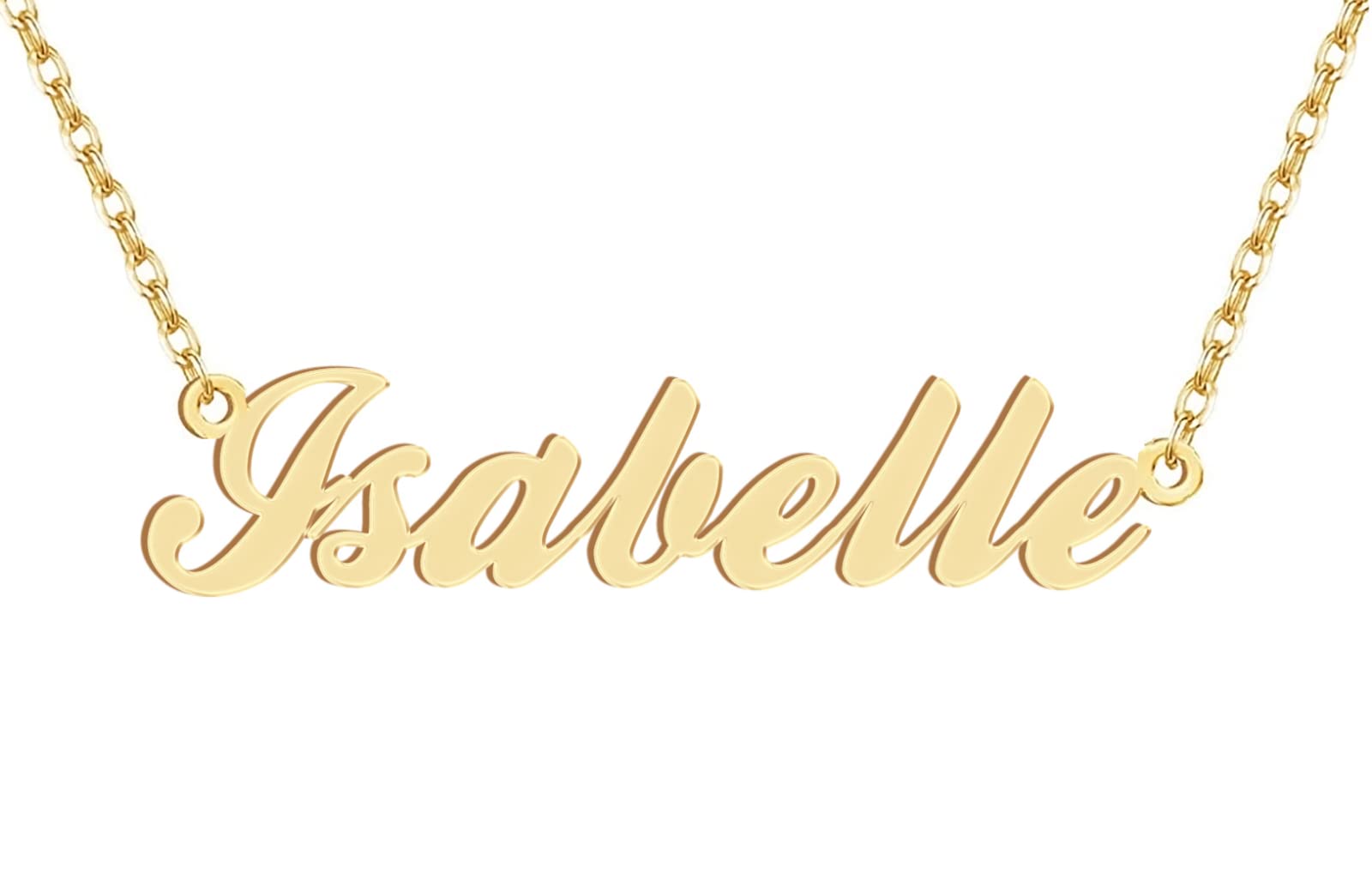 Dancing WolfCustom Name Necklace Personalized Customized Any Names Stainless Steel Jewelry Mother Day Gift