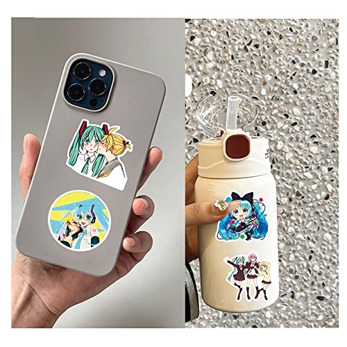 Hatsune Miku Collection Sticker Pack 50pcs for Water Bottles Laptops Cars Skateboards Mens Cave Decorations Teens Adults Sticker - Image 4