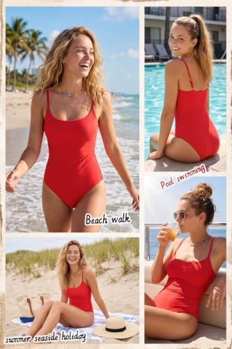 Image of Beautikini Period Swimwear One Piece Leakproof Swimsuit Menstrual Tummy Control Bathing Suit for Teens Girls and Women