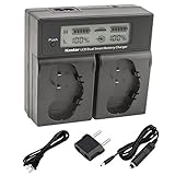 Kastar LCD Dual Smart Fast Charger for Nik EN-EL18, EN-EL18a, ENEL18, ENEL18a, MH-26, MH-26a, MH26 and Nik D4, D4S, D5 Digital SLR Camera, Nik MB-D12, D800, D800E Grip
