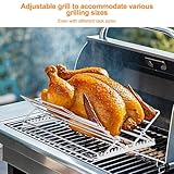 Zoom IMG-1 griglia per arrosti regolabile inserto Zoom IMG-1 griglia per arrosti regolabile inserto