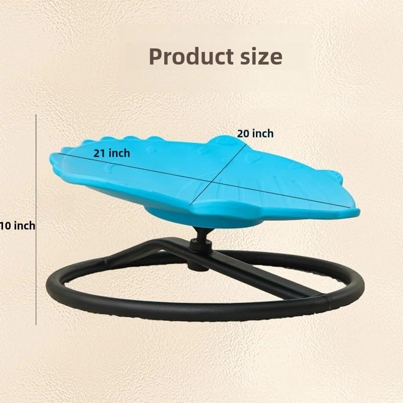 Autistic Childs Swivel Chair,Dinosaur Sensory Spinning Chair for Kids - Non-Slip Swivel Chair to Train Balance & Coordination, Ideal for Special Needs Kids