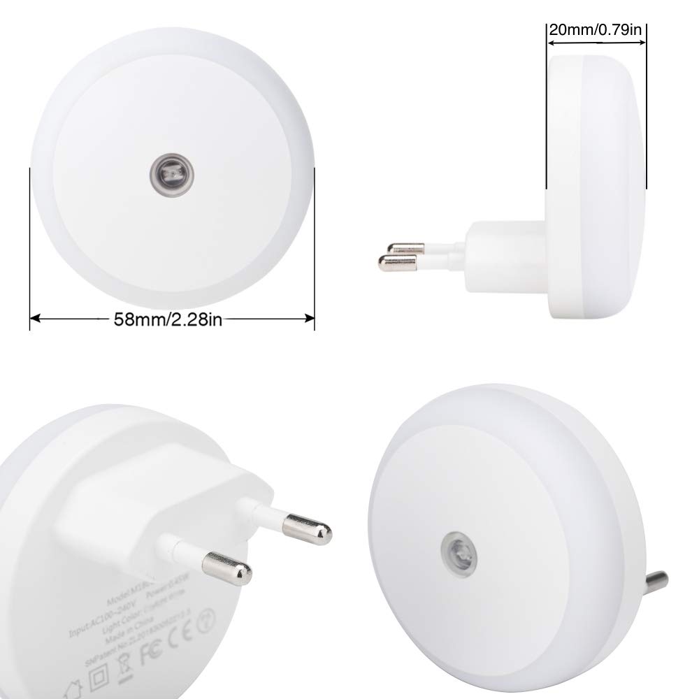 Swoieltr Veilleuses Enfants, Lot De 2 Veilleuses Bébé Avec Capteur De