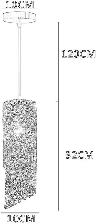 LED Modern Chandelier Lamp, Creative Metal Cage Grid Chandelier，Color Aluminum Wire Lampshade Pendant Light，for Dining Living Room and Kitchen Island Ornament Suspension Lamp ,Modern LED Chandelier (