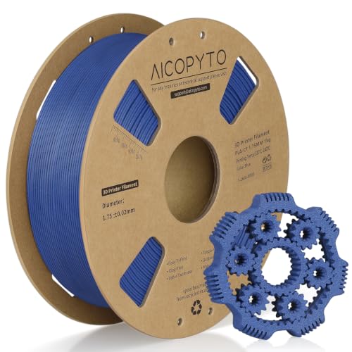 Image of PLA-CF Carbon Fiber PLA 3D Printer Filament 1.75mm 1KG Blue
