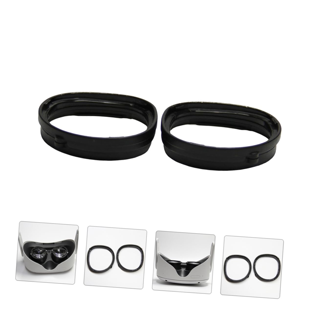HOMSFOU 6pezzi Anello Protettivo Per Lenti Vr Da Compatibile Con Rift Anti- e Leggero Accessorio Essenziale Per Occhiali Vr Protezione Sicura Per Lenti Virtuali