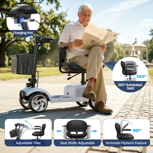 4-Wheel Mobility Scooter 20 Miles Range