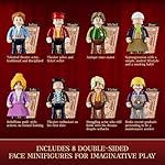 FUNWHOLE Balcony-Theatre Lighting Building-Bricks Set - City Town Creator House LED Light Multi-Form Modular Collectible Display Kit 2445 Pcs for Adults and Movie Lovers - Image 5