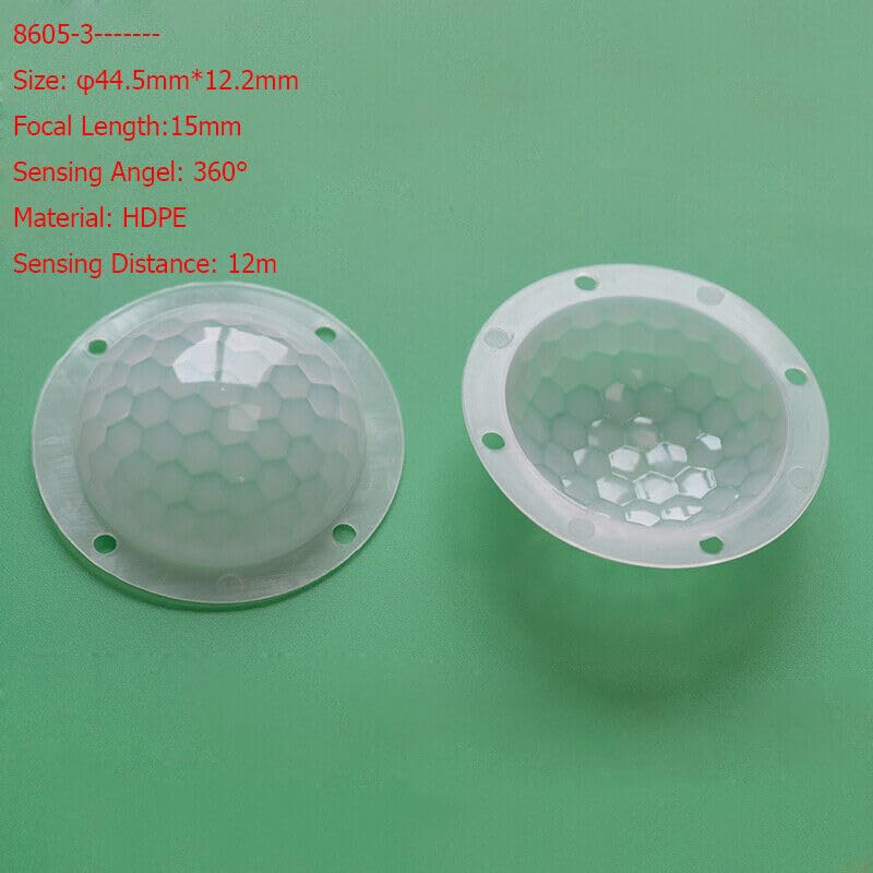 10PCS PIR Human Body Infrared Induction Fresnel Lens HD PE NF-IR Lenses 8605
