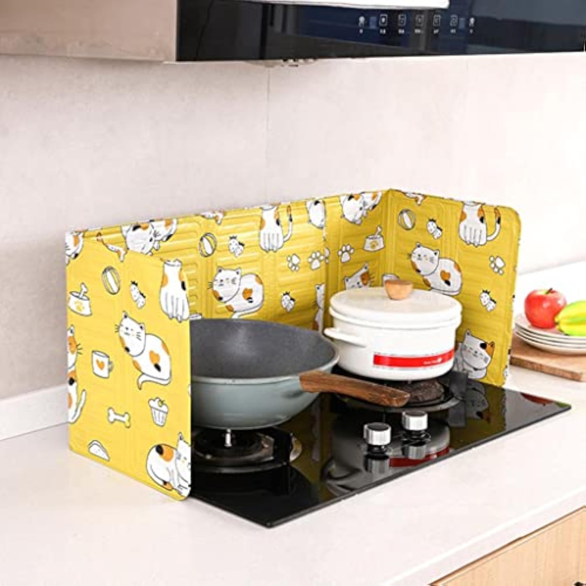 Aluminium Plate Oil Splash Guard Kitchen Tool