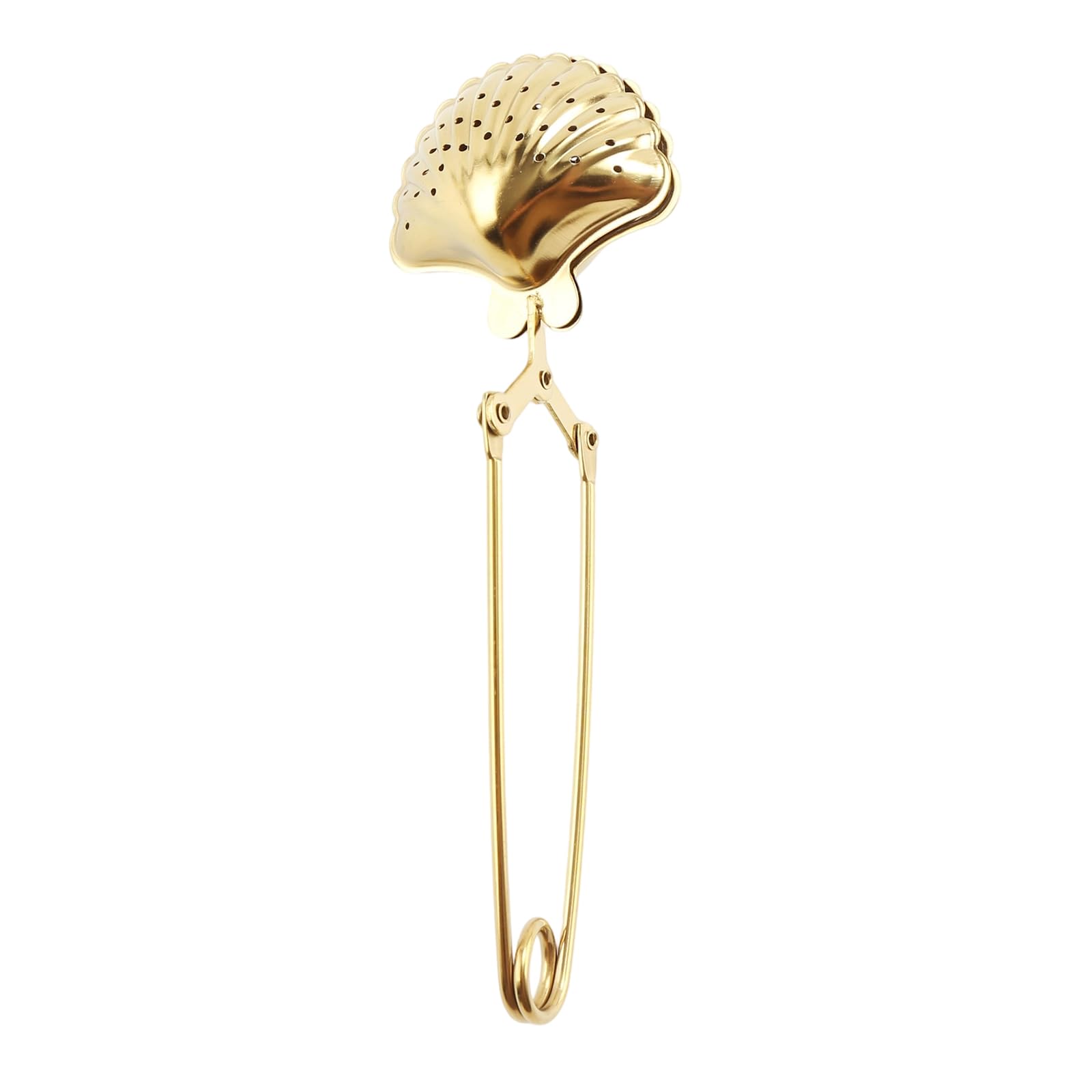 Btgghytr Stylish Gold Plated Tea Ball Infuser with Fine Meshes Design Stainless Steel Tea Strainer for Great Brewing Stainless Steel Infuser