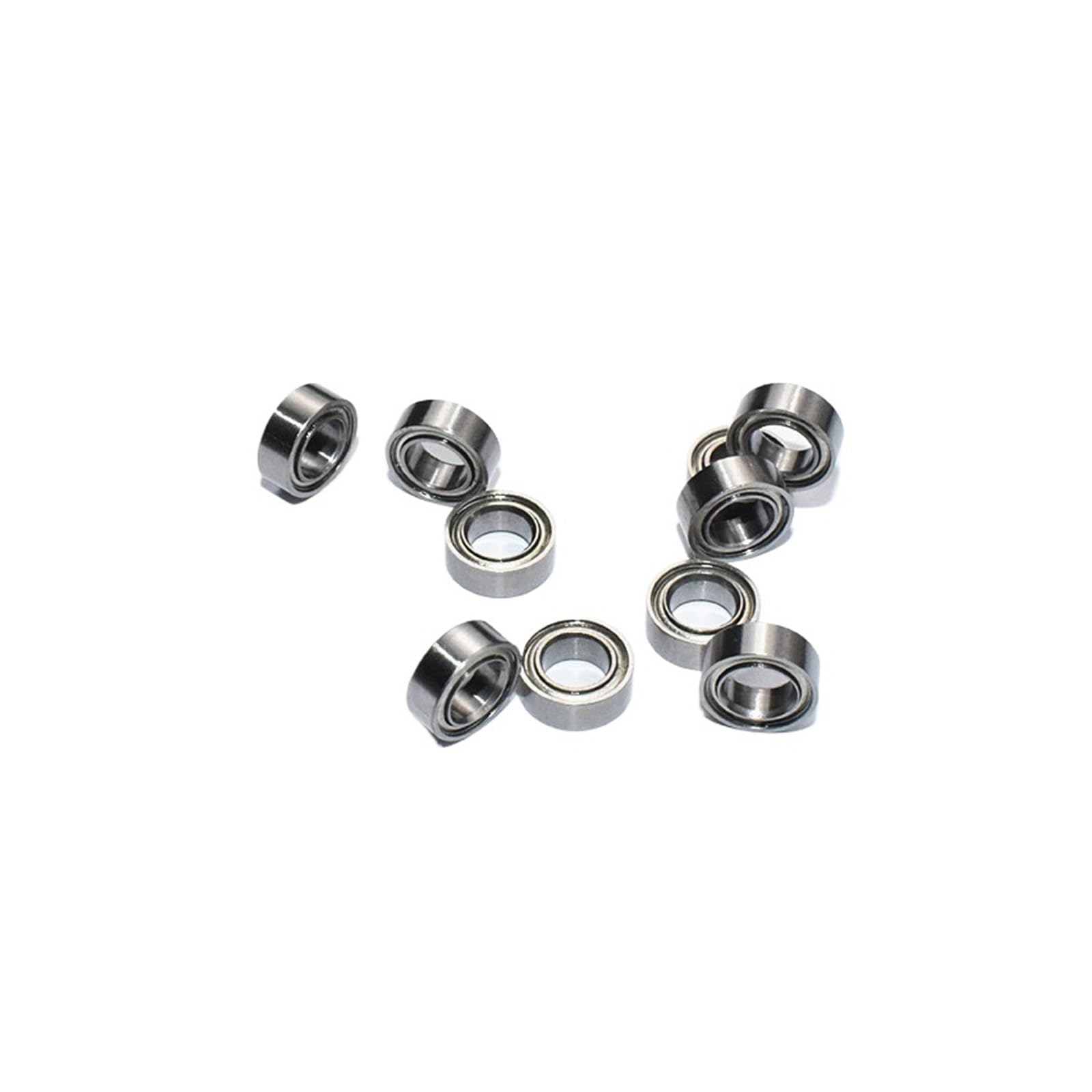 10 Uds MR74ZZ 4 * 7 * 2,5 (mm) 10 Uds. Rodamiento de acero cromado en miniatura sellado de metal
