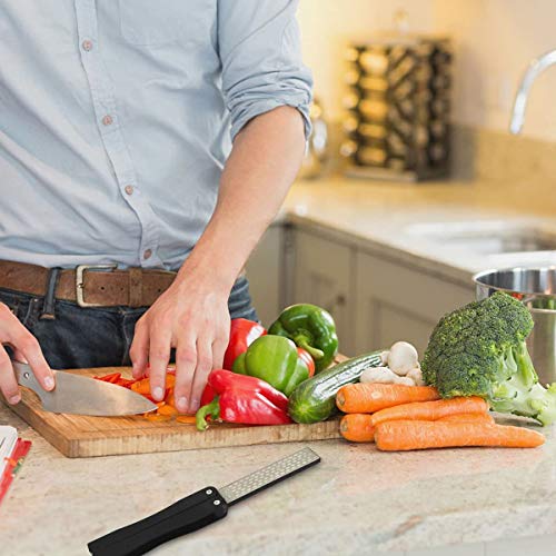 Folding Knife Sharpener, Floor 400/600 Grit Foldable Knife Whetstone Diamond Pocket Knife Sharpener Sector Shaped Double-Sided Knife Sharpening Stone For Kitchen Garden Outdoor (#1) #TOP5