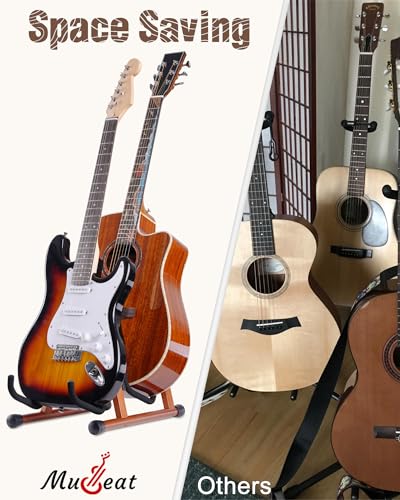 Double support de guitare en A pour deux acoustiques et basses - 6