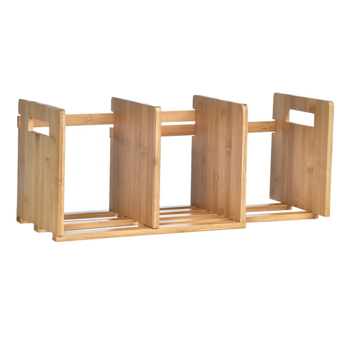 Étagère de bureau en bambou durable, le support compact parfait contre le désordre