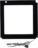 Formulamod Placa mãe ITX RGB placa traseira emissora de luz 5V 3 pinos ARGB decoração de mesa almofada de luz traseira