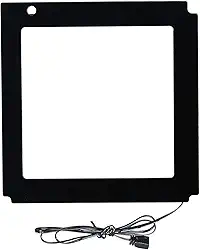 Formulamod Placa mãe ITX RGB placa traseira emissora de luz 5V 3 pinos ARGB decoração de mesa almofada de luz traseira