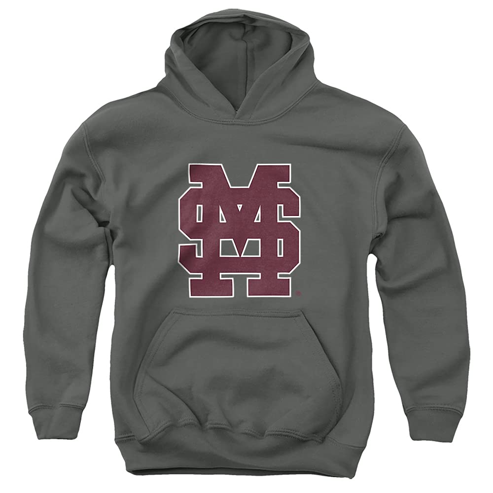 Mississippi State University Official Baseball Logo Youth Kids Boy/Girls Pull-Over Hoodie Sweatshirt