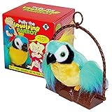 Motion Activated Offensive Polly The Insulting Parrot Bird B bog cursing parrot