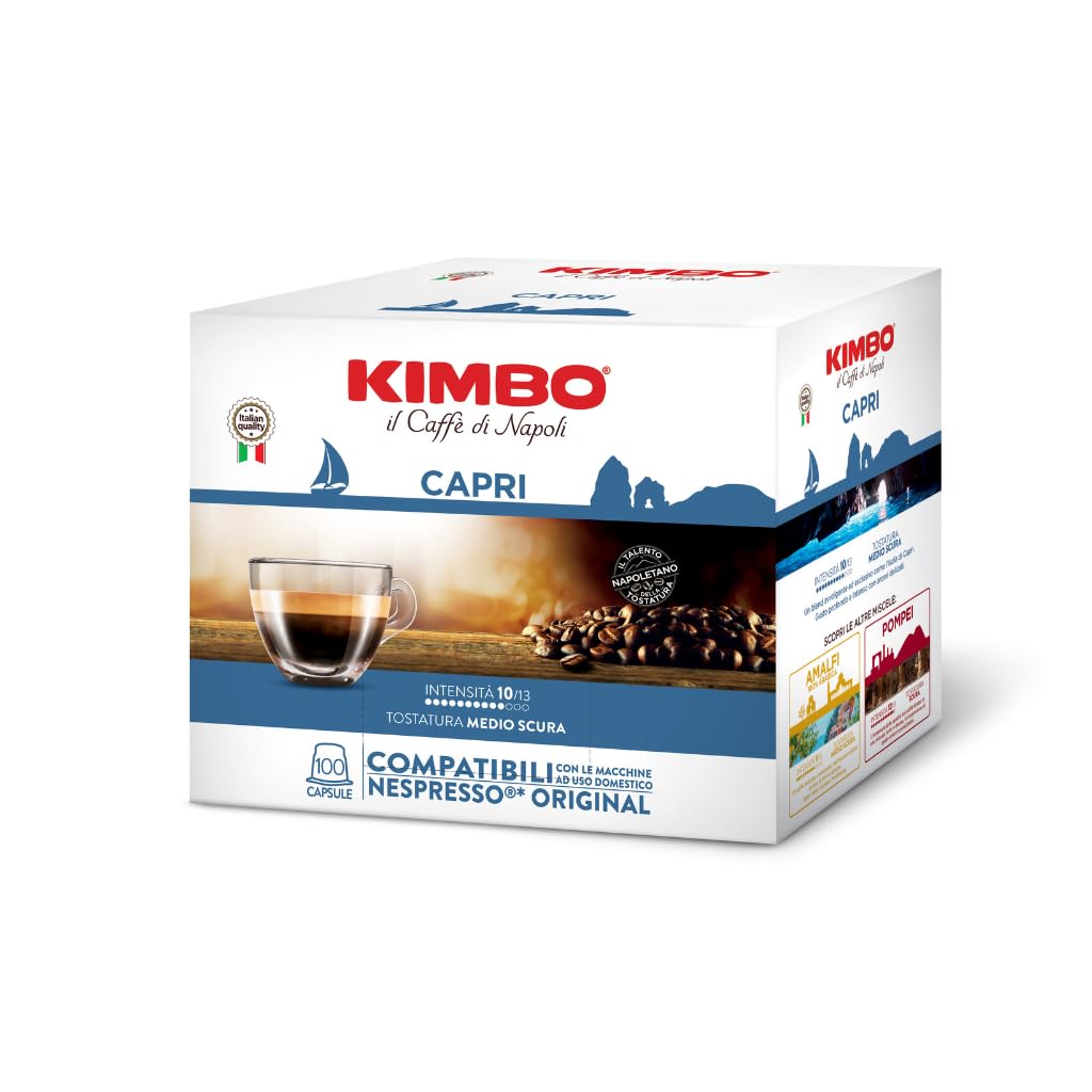 Kimbo 300 Capsule Caffè Compatibili Nespresso®, Capri