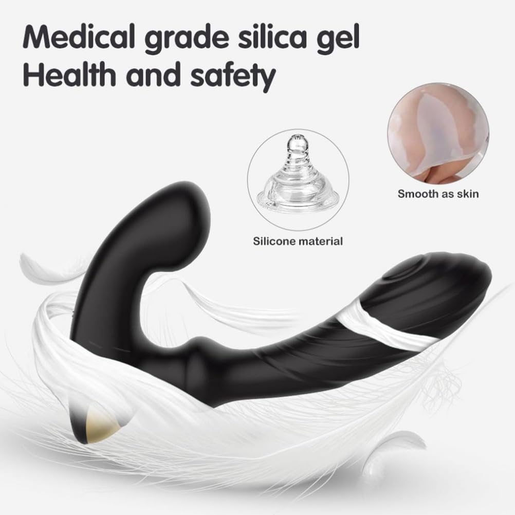Stimulateur de prostate, 9 modes, stimulateur et tête de massage amovible, sextoy
