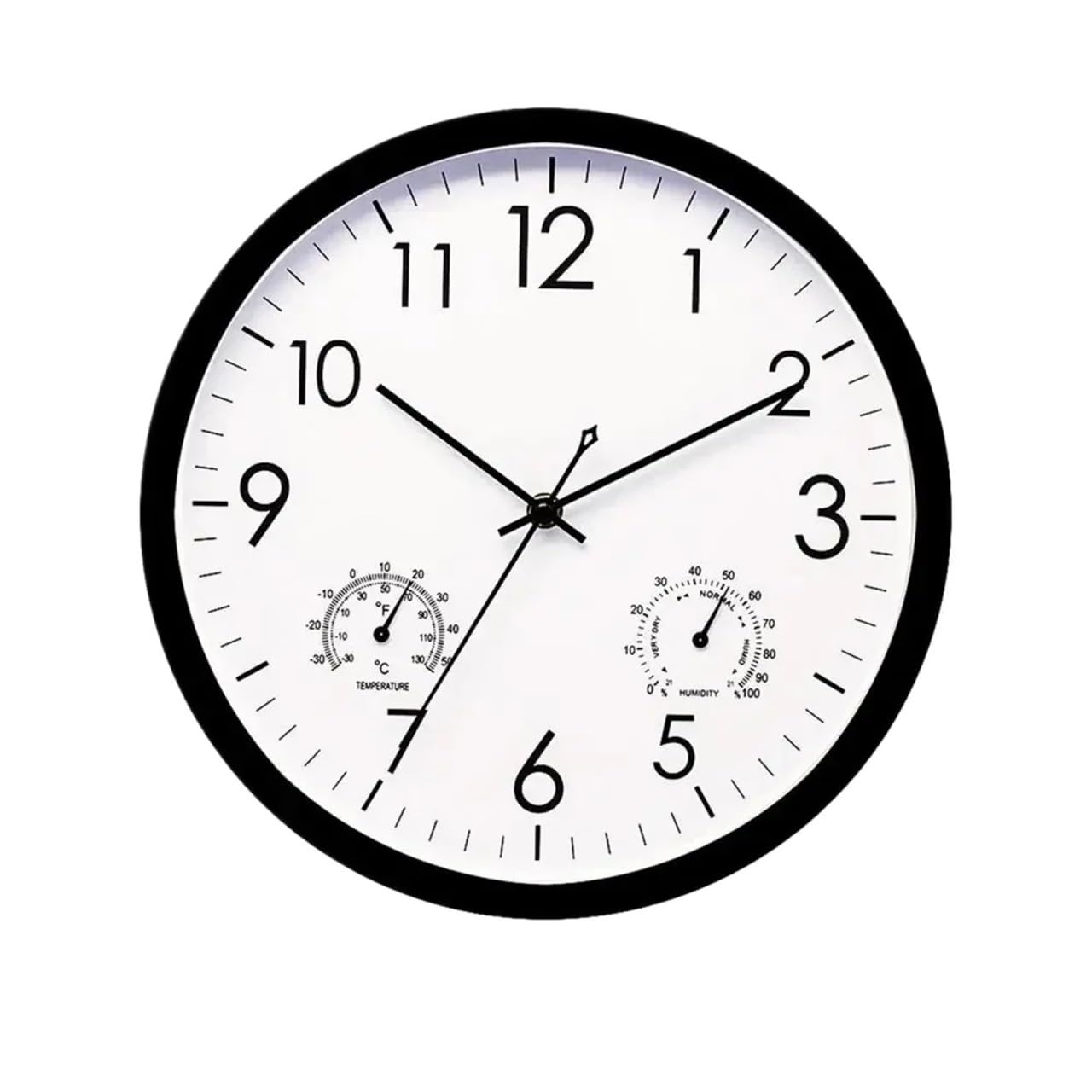 ZHSOAO Waterproof Clocks 12inch Outdoor Clock for Patio, Pool, Garden