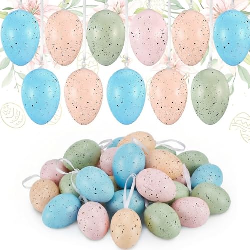 Riceshoot 20 Pcs Pastel Speckled Easter Eggs...