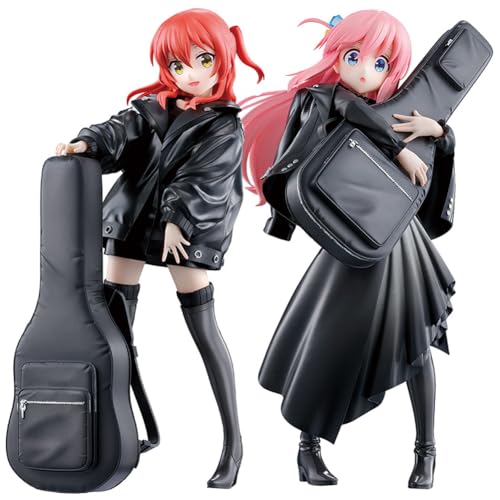LUNK Goto Hitori Action Figures Goto Hitori/Kita Ikuyo Anime Statue Standing Black Costume Figurine Collectibles 7.87IN