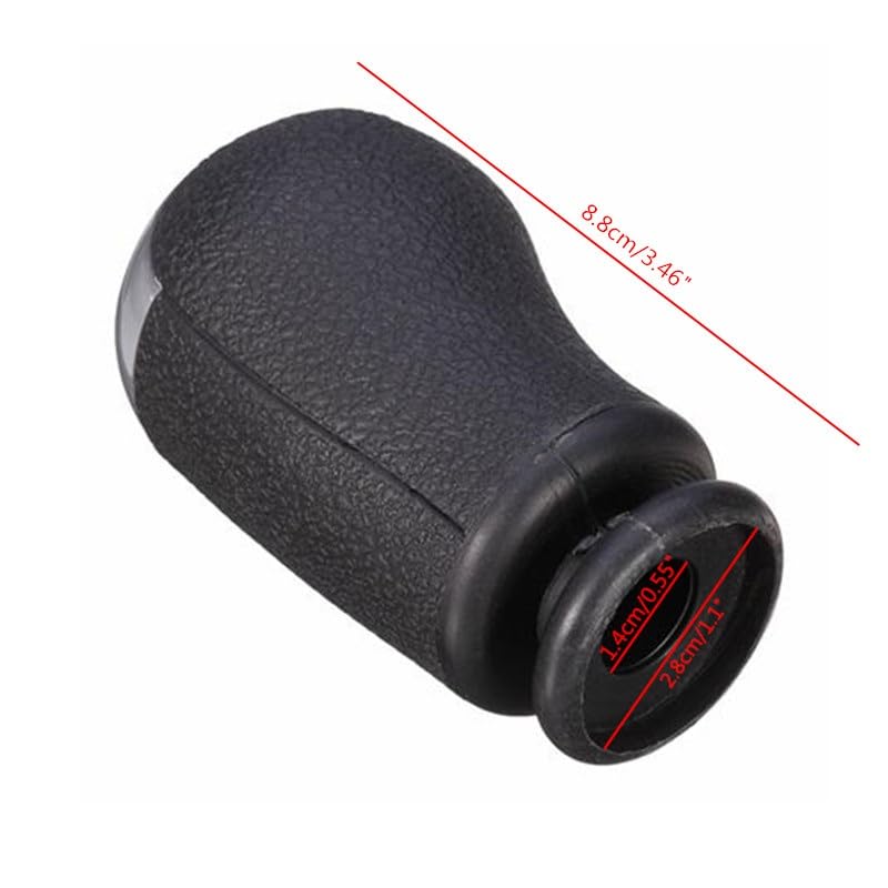 TONIXY 6-Gang-Schaltknauf Aus PU-Leder Für Ford S-MAX, C-MAX, Transit, Focus Custom – Höhe 48 Mm, Loch 12,5 Mm TONIXY 6-Gang-Schaltknauf Aus PU-Leder Für Ford S-MAX, C-MAX, Transit, Focus Custom – Höhe 48 Mm, Loch 12,5 Mm