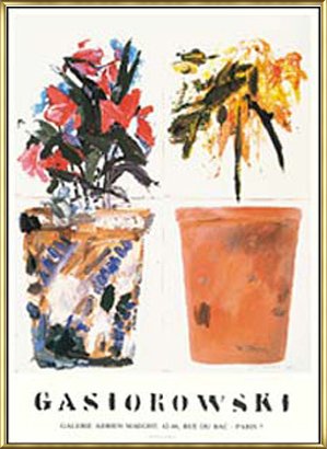 Amazon.co.jp: ポスター ジェラール ガシオロウスキ FLEURS N°187/188