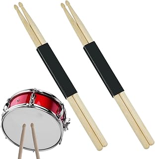 Esforzarse 2 Pairs 5A Drumsticks, Maple Wood Classic Drumsticks, Anti-Slip Professional Musical Instrument Percussion Acce...